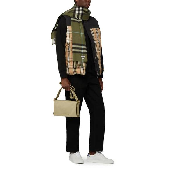 NIB BURBERRY ROBIN WHITE BLUE CHECK LEATHER LOW LOGO SNEAKERS US 11.5 44.5 IT - Picture 2 of 13